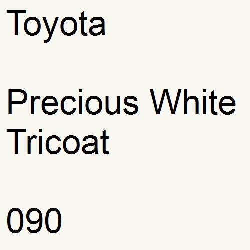 Toyota, Precious White Tricoat, 090.